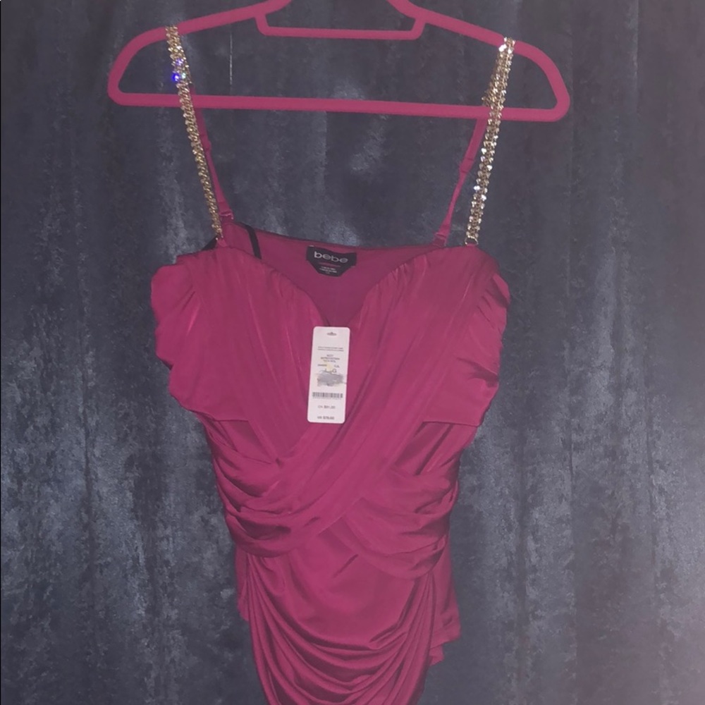 Hot pink 💖 BeBe tank top